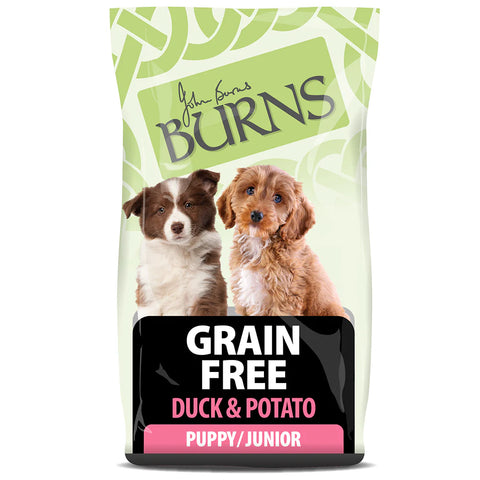 Burns Puppy & junior grain free duck & potato 6kg