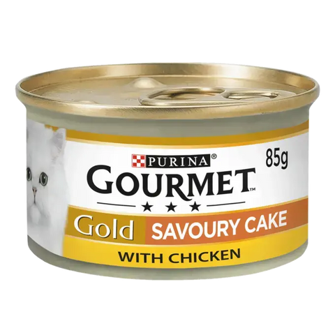 Purina gourmet gold savoury cake with chicken 85g