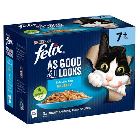 Felix AGAIL 7+ Fish Sel 12 pck 1.2kg