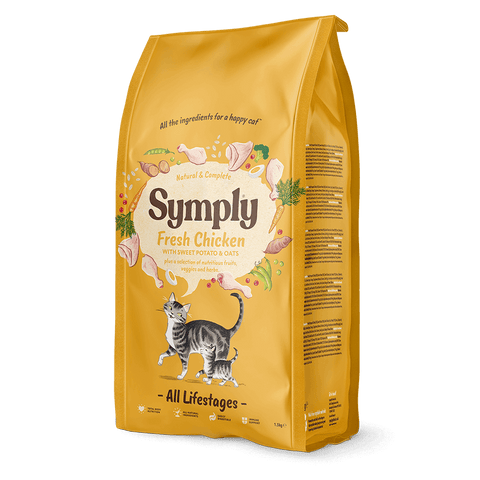Symply cat chicken 375g
