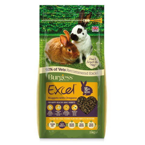 Burgess Excel rabbit nuggets adult oregano 1.5kg