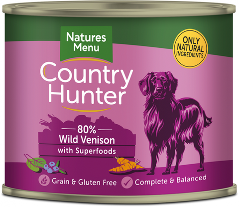 Natures Menu Country Hunter wild venison can 600g