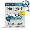 Forthglade grain free sardine adult 1 yr + tray 395g