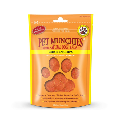 Pet Munchies chicken chips 100g