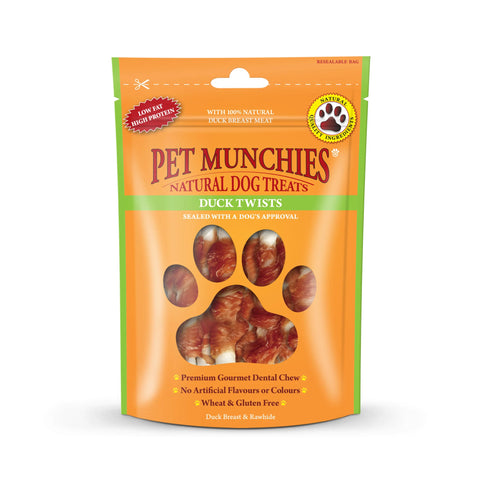 Pet Munchies duck twist 80g
