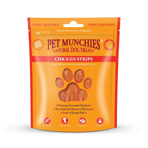 Pet Munchies chicken strips 320g