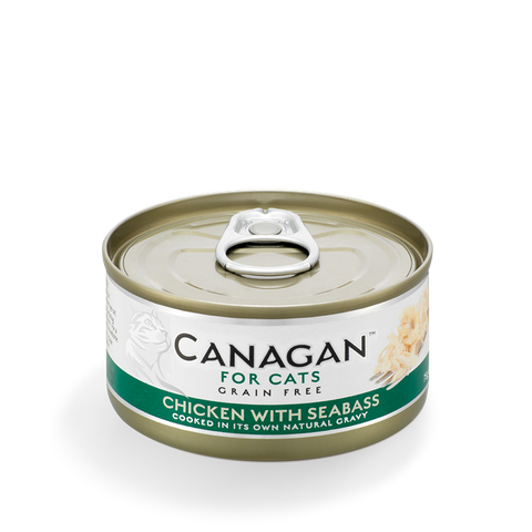 Canagan Cat Chicken with Seabass Can 75g