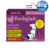 Forthglade chick/lamb/beef x12 pouch pup 12x395g