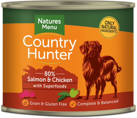 Natures Menu Chicken & Salmon can 600g