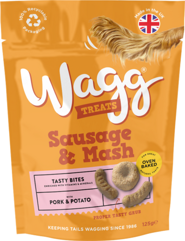 Wagg sausage & mash treats 125g