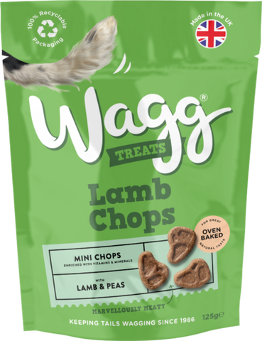 Wagg lamb chop treats 125g