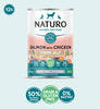 Naturo salmon/chicken jelly can 390g