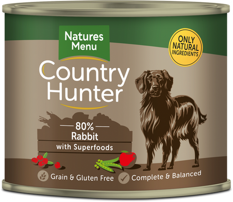 Natures Menu Country Hunter rabbit can 600g