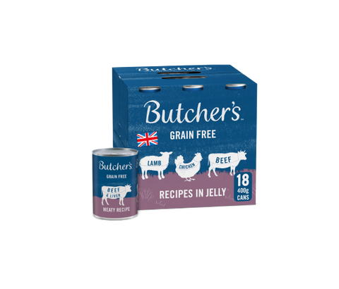 Butchers grain free in jelly 18 cans 7.02kg