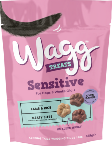 Wagg sensitive lamb treats 125g