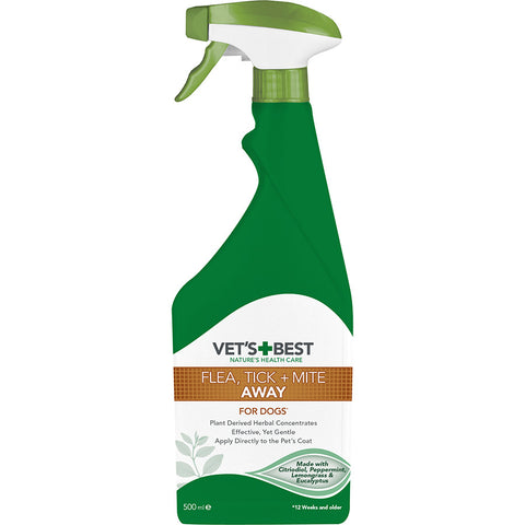 Vets Best Flea/Tick/Mite Spray 500ml