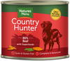 Natures menu Country Hunter beef can 600g