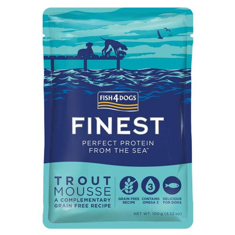 Fish4Dogs trout mousse 100g