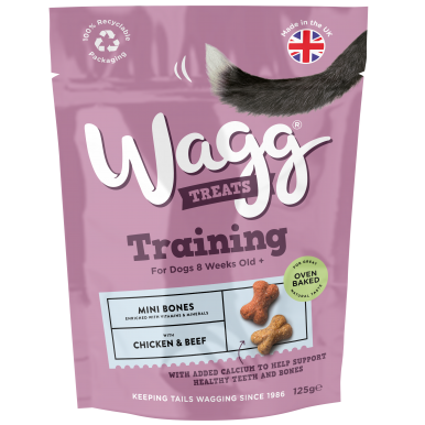 Wagg training beef/chicken/lamb treats 125g