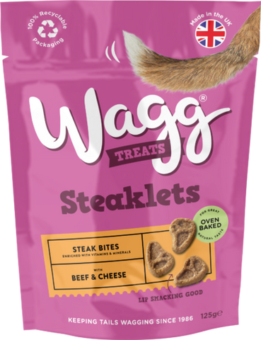Wagg steaklets treats 125g