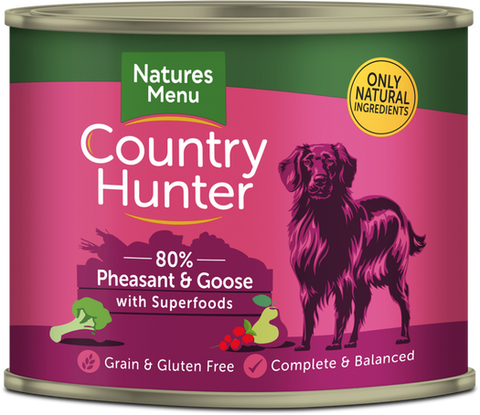 Natures Menu Pheasant & Goose can 600g