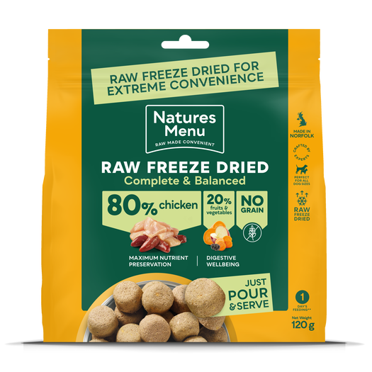 Natures Menu Freeze Dried Complete 80% Chicken 120g