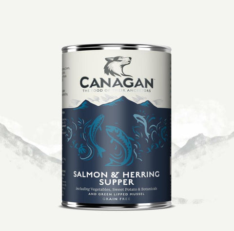 Canagan salmon/herring can 400g
