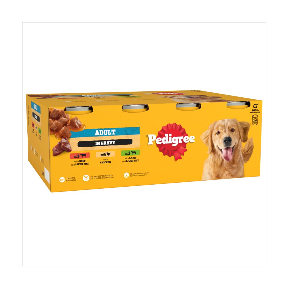 Pedigree mix in gravy 12x385g