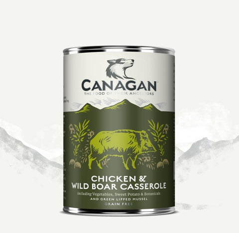 Canagan chicken w/boar can 400g