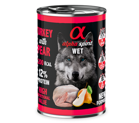 Alpha spirit ham & melon tin 400g