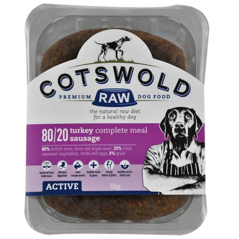 Cotswold 80/20 turkey sausage 1kg