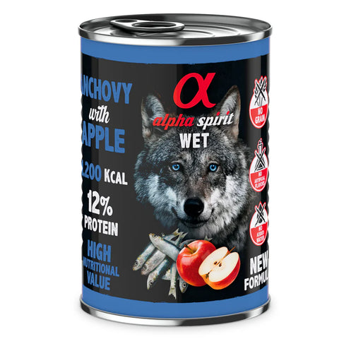 Alpha spirit anchovy & apple tin 400g
