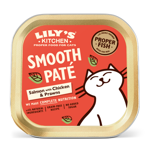 Lilys Kitchen Sal/Chick with Prawns Tray 85g