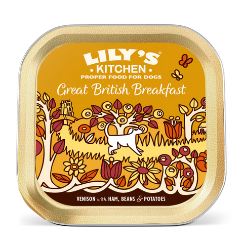 Lilys kitchen great British breakfast tray 150g