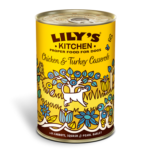 Lilys Kitchen Chicken/Turkey Casserole can 400g