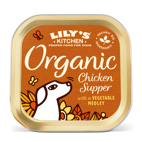 Lilys kitchen organic chicken tray 150g