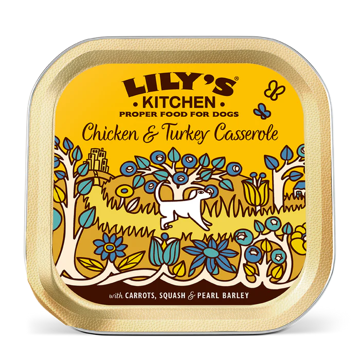 Lilys Kitchen Chick & Turk Cass Tray 150g