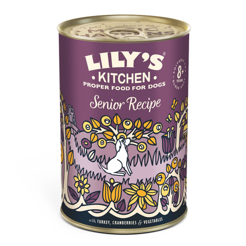Lilys Kitchen Senior Turkey Can 400g