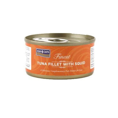 Fish4Cats Tuna with Squid Can 70g