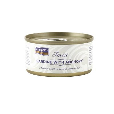 Fish4Cats Sardine with Anchovy Can 70g