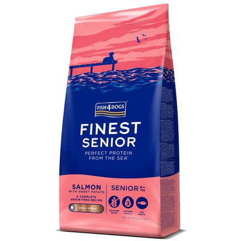 Fish4Dogs finest senior salmon/potato 1.5kg small kibble