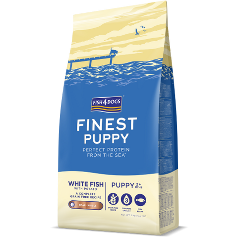Fish4dogs puppy whitefish 6kg small kibble
