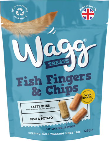 Wagg fish finger treats 125g