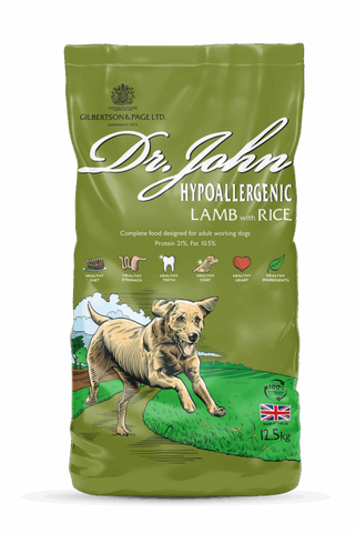 G&P Dr John hypoallergenic lamb & rice 12.5kg