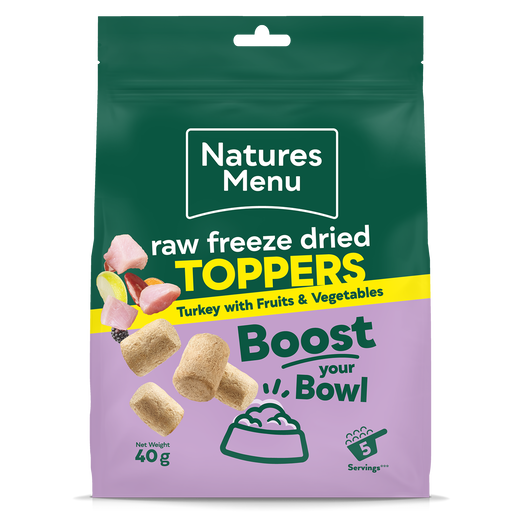 Natures Menu Freeze Dried Toppers Turkey 40g
