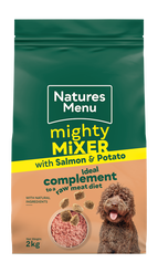 Natures Menu mighty mixer salmon/pot 2kg