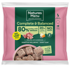 Natures Menu complete & balanced 80/20 Turkey with venison frozen nuggets 1kg