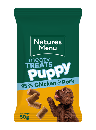 Natures Menu Puppy Treats Chicken & Pork 50g