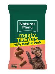 Natures menu meaty treats beef & pork 50g