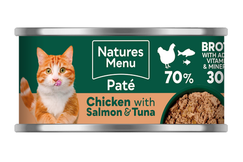 Natures Menu Chick/Salmon/Tuna can 85g